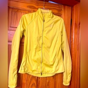 Bright yellow Nike dry fit jacket